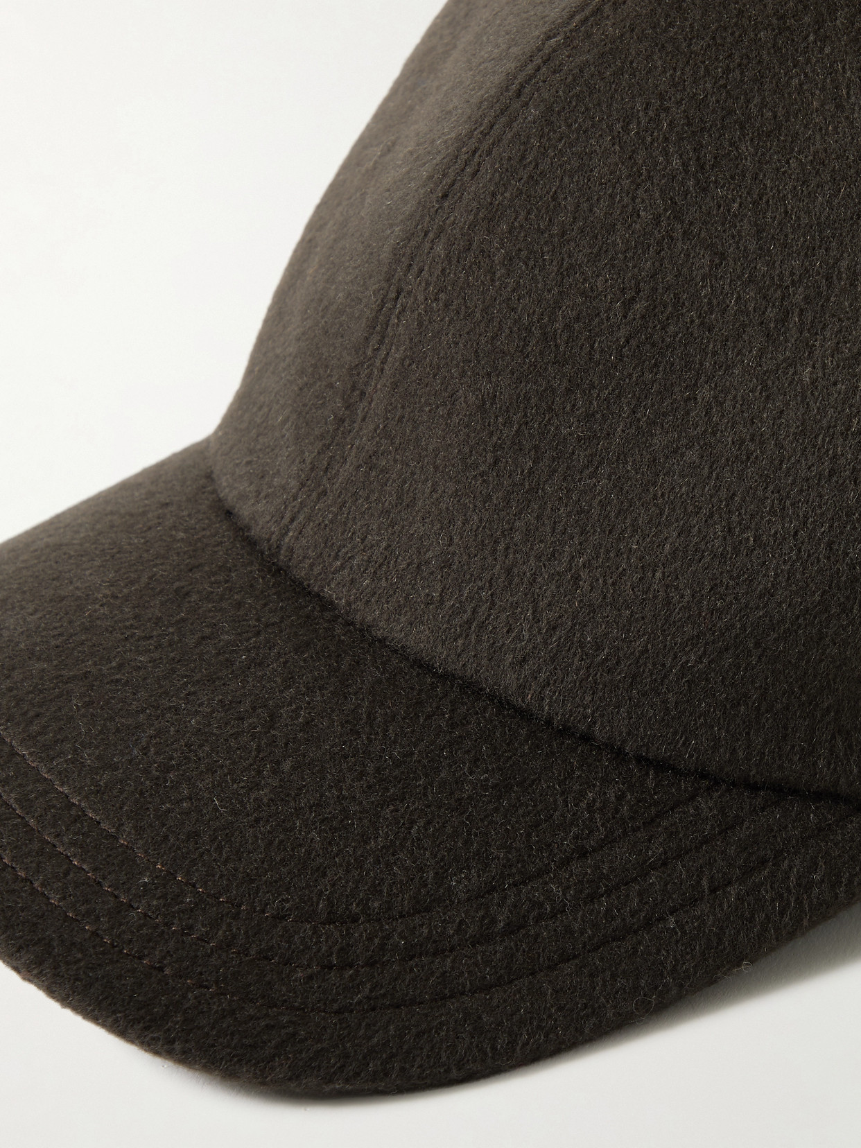 The Row Caspian Baseball Cap In Brown