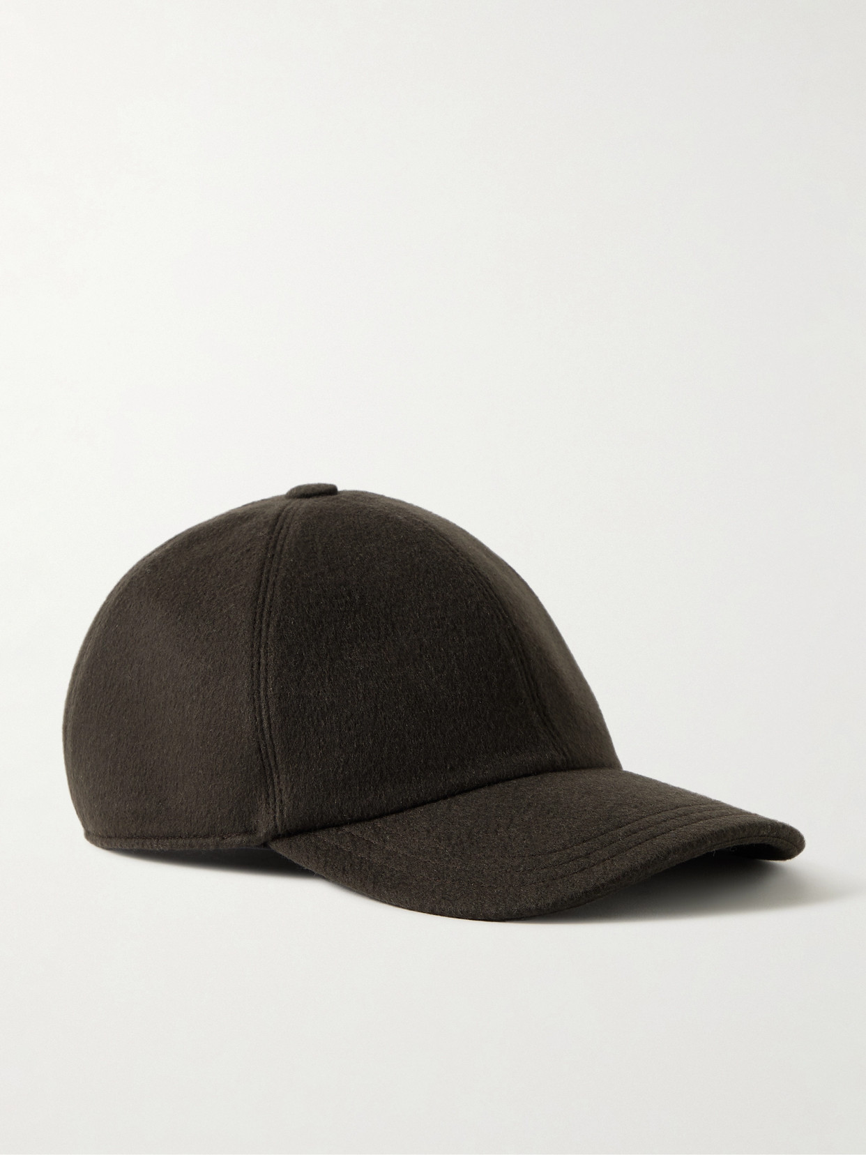 The Row Caspian Baseball Cap In Brown