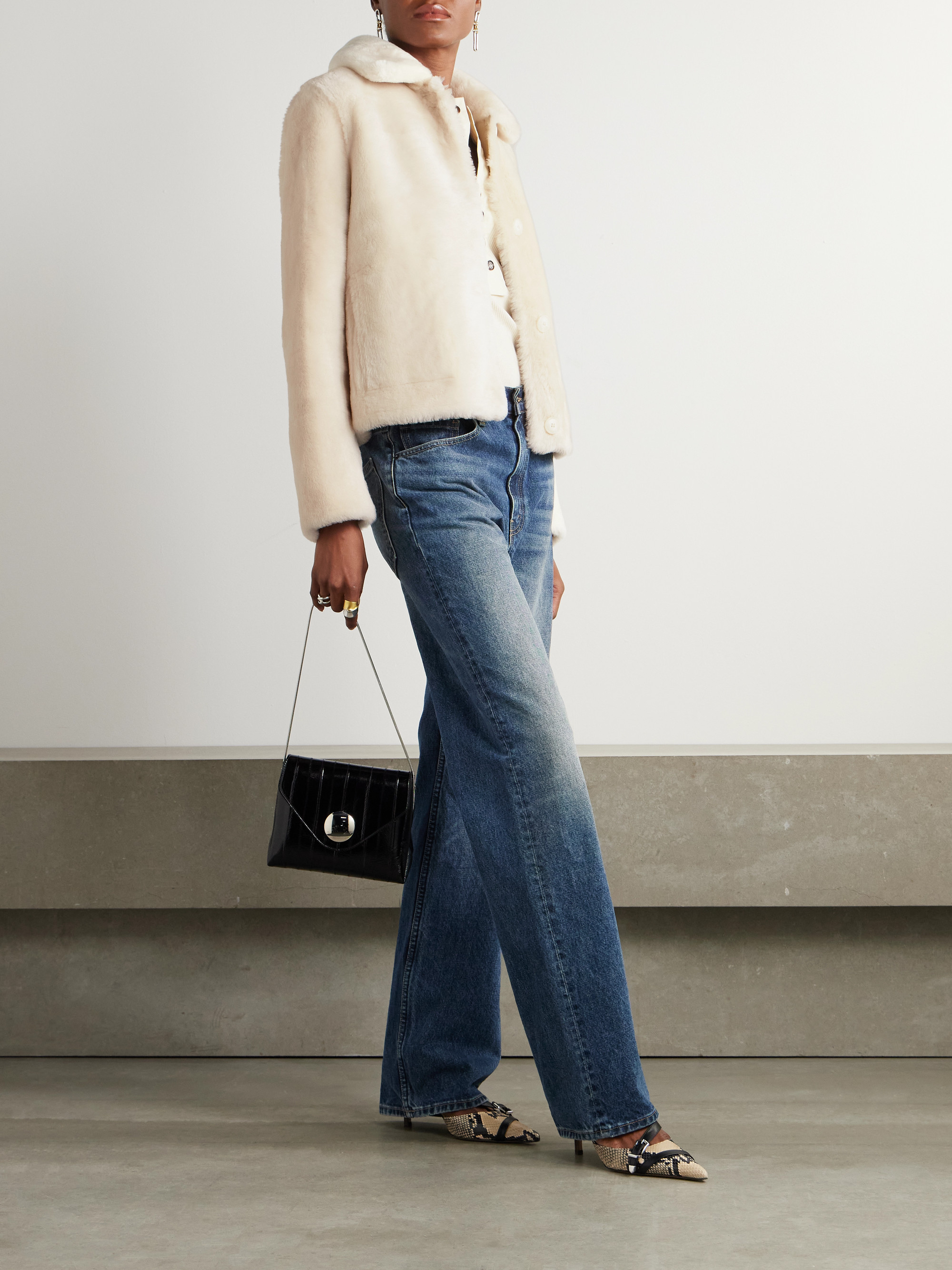 Yves Salomon Shearling coat