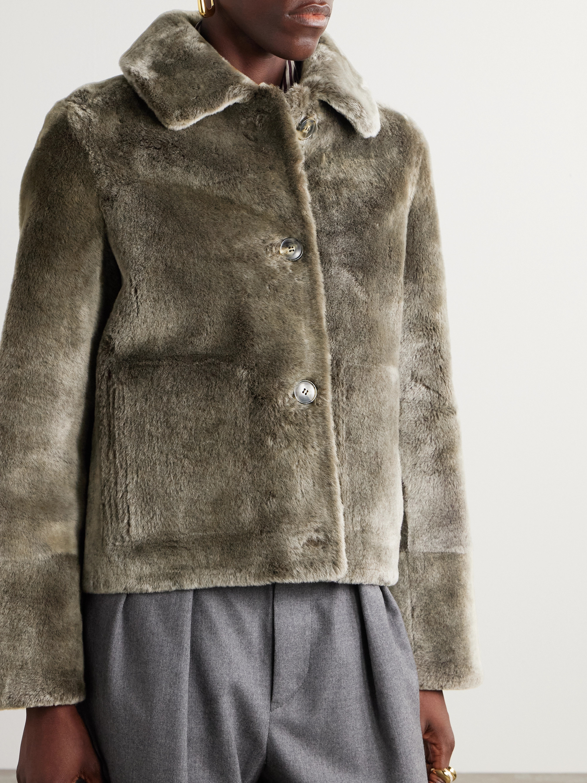 Yves Salomon Shearling coat