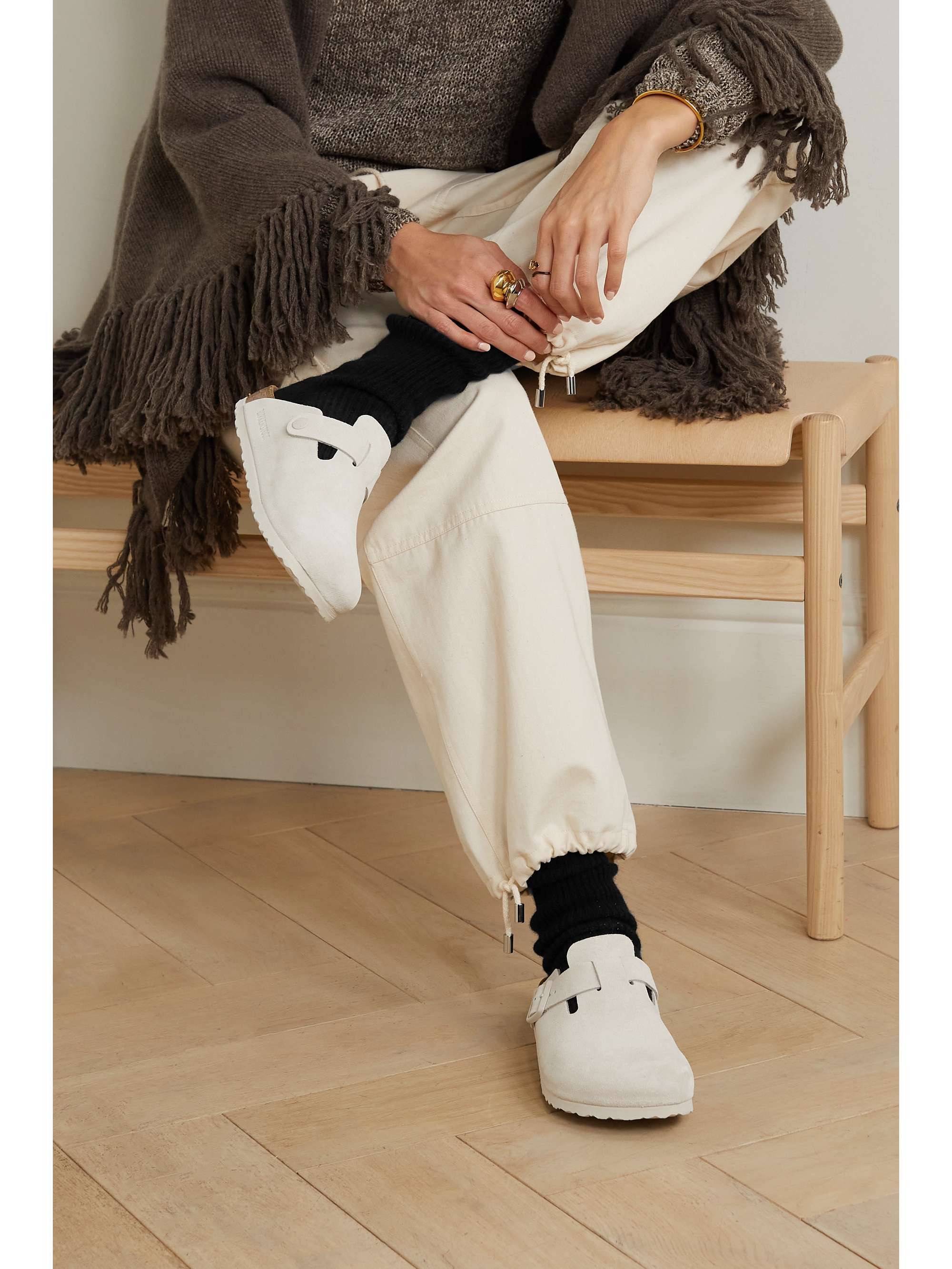 ARCH4 Lucia set of three ribbed baby goat cashmere socks