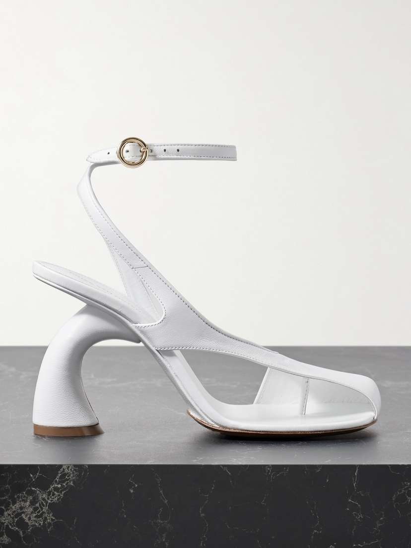 Dries Van Noten Cutout Leather Sandals