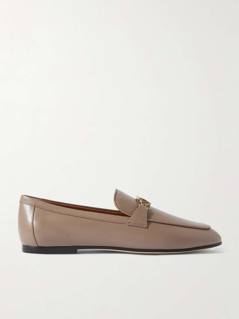 Tod's Embellished Leather Loafers