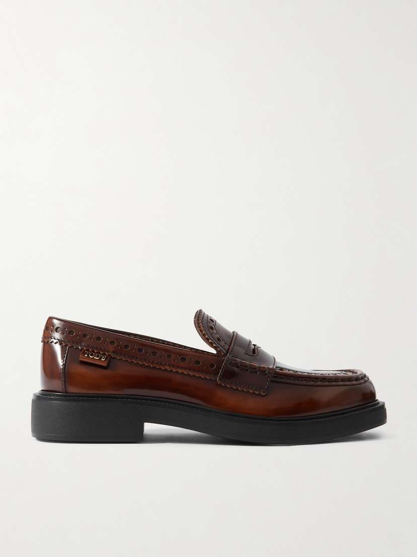 Tod's Mocassino Patent-leather Loafers