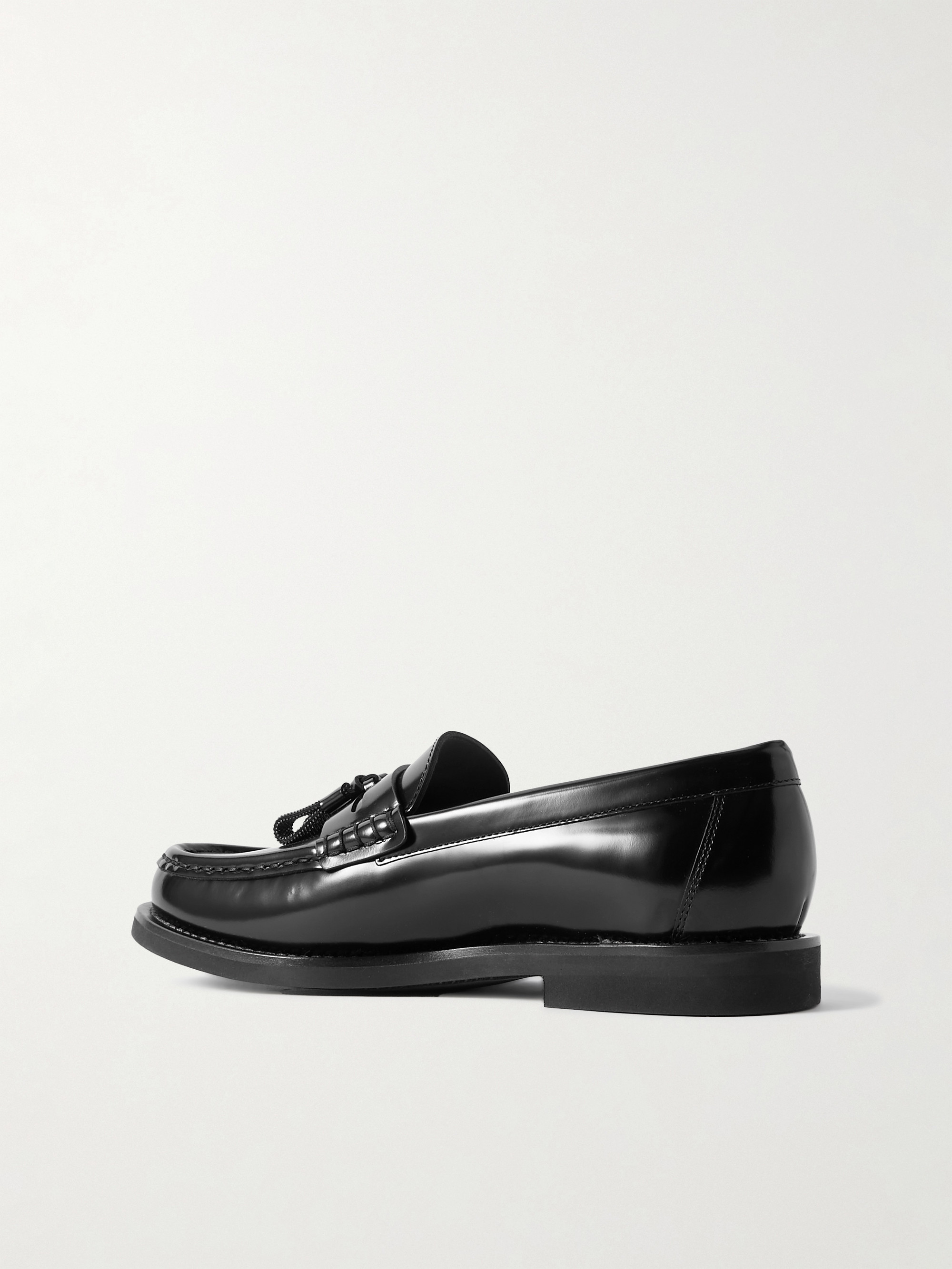 BRUNELLO CUCINELLI - 専用　２点 Brunello Cucinelli - Bead-embellished tasseled glossed-leather