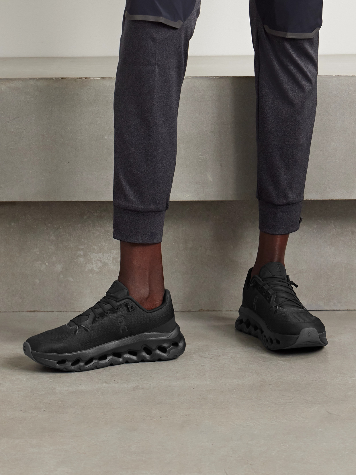 ON CLOUDTILT STRETCH RECYCLED-KNIT SNEAKERS