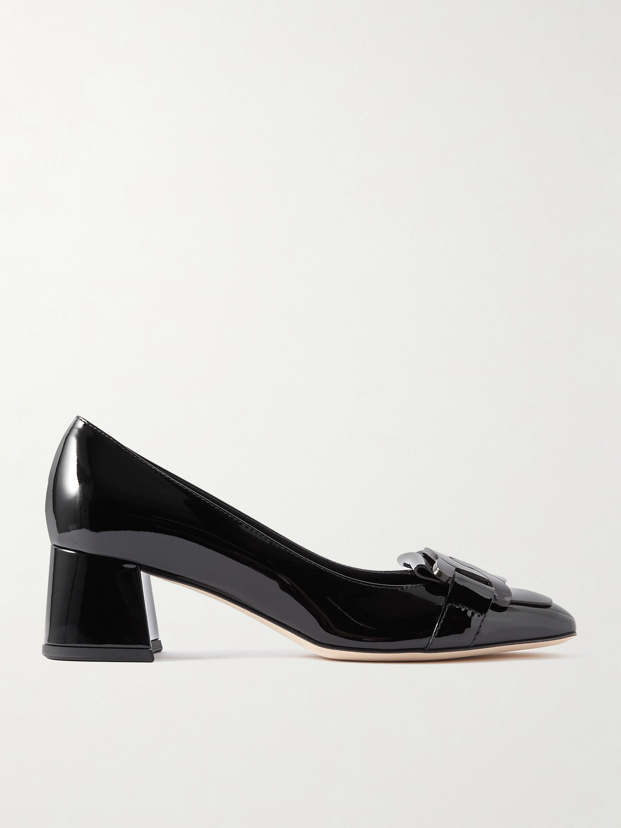Tod's - Embellished Patent-leather Pumps - Black