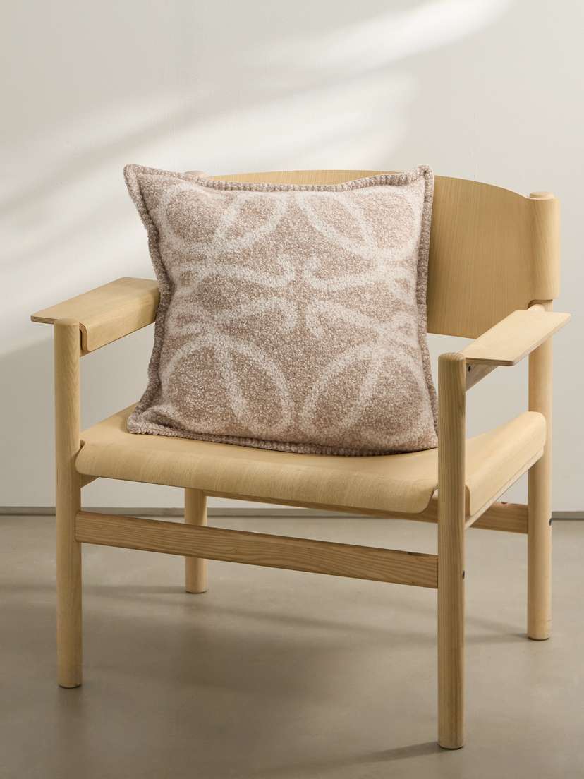 Loewe Anagram Jacquard Bouclé Cushion