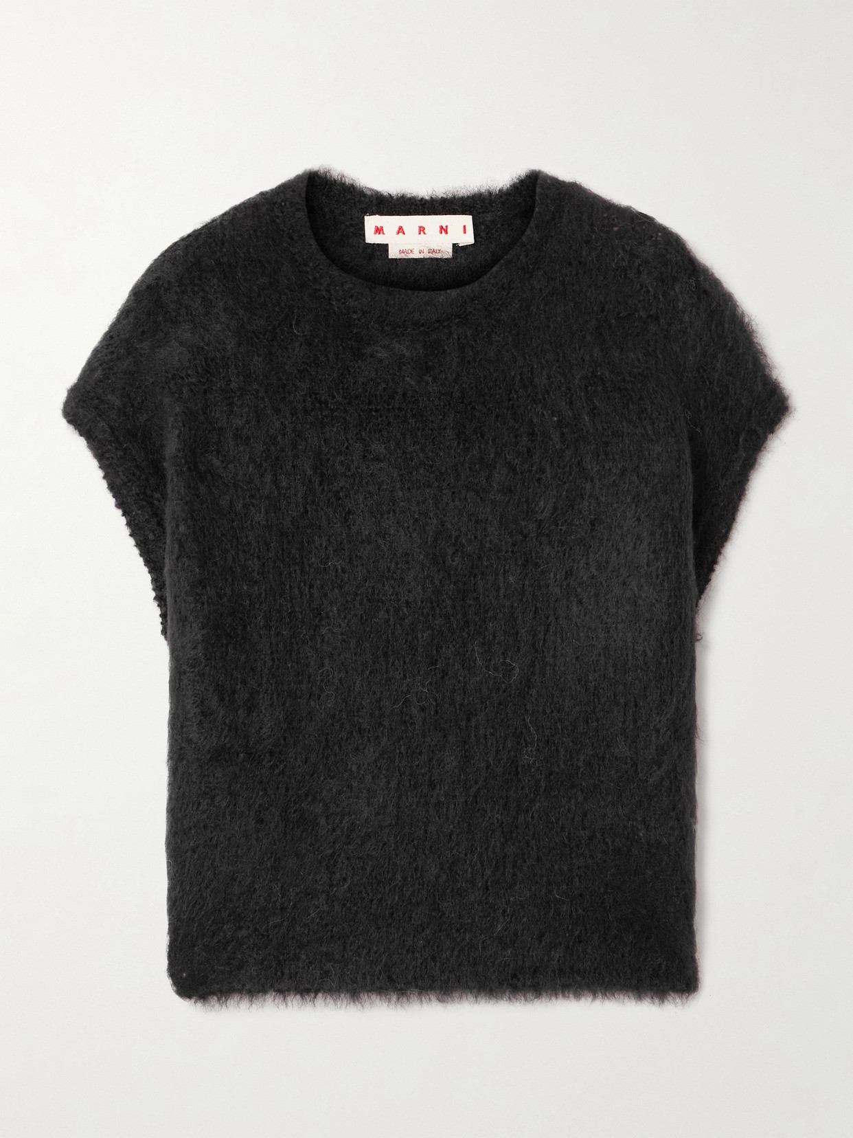 Marni - Brushed Mohair-blend Sweater - Black