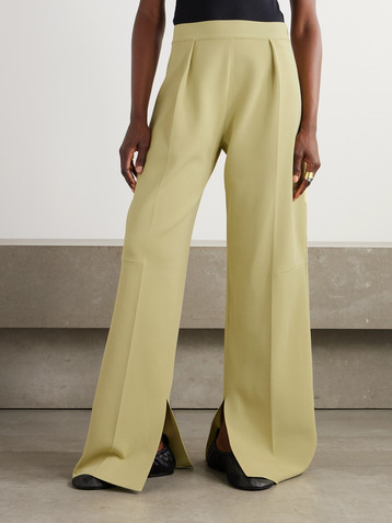 Jil Sander Pleated knitted straight-leg pants