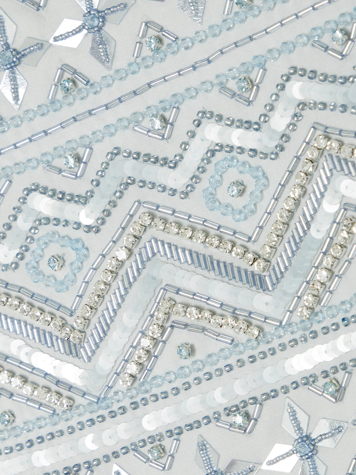 Des_phemmes Embellished Cotton Mini Skirt In Blue