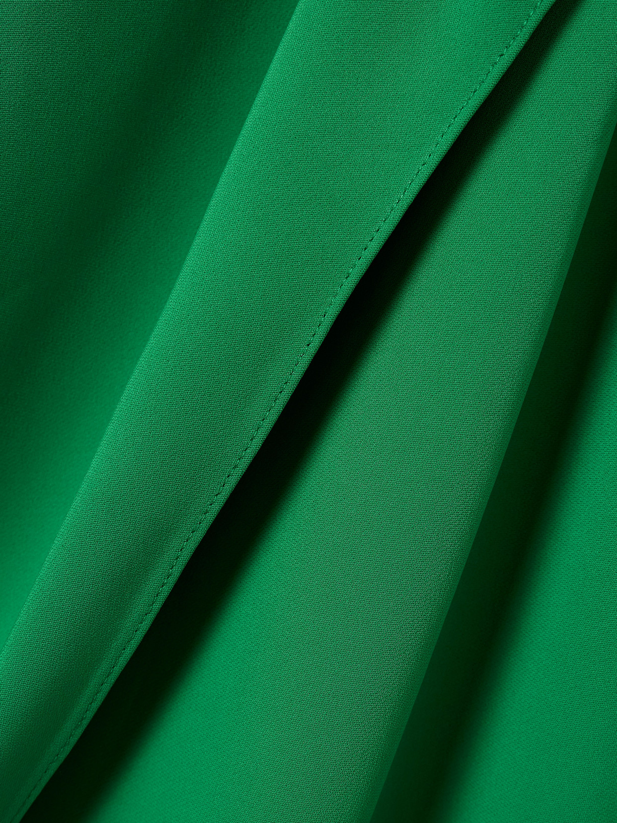 Oscar De La Renta One-shoulder Embellished Draped Cady Gown In Green