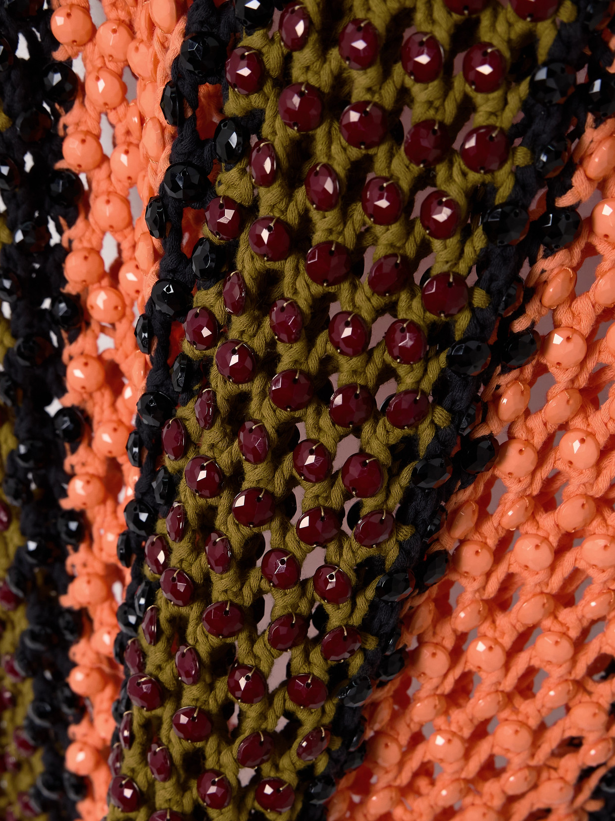 Diotima Spice Crocheted Midi Skirt In Multi