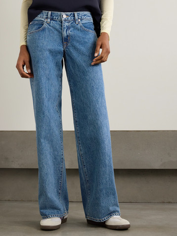 SLVRLAKE Lexi low-rise wide-leg jeans