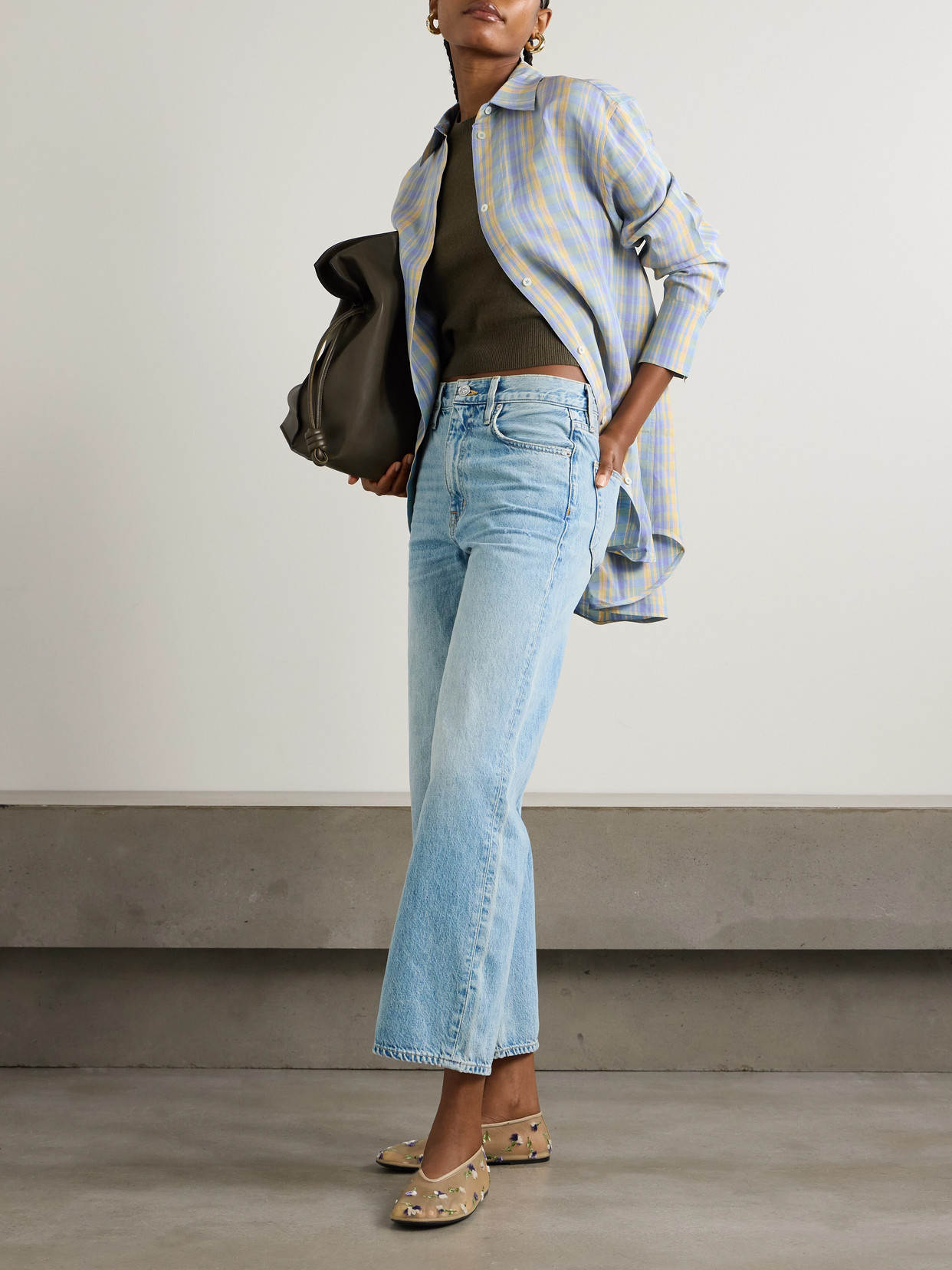 Grace High-Rise Wide- Leg
