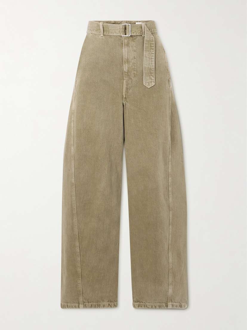 Lemaire Twisted Belted Tapered Jeans - x large