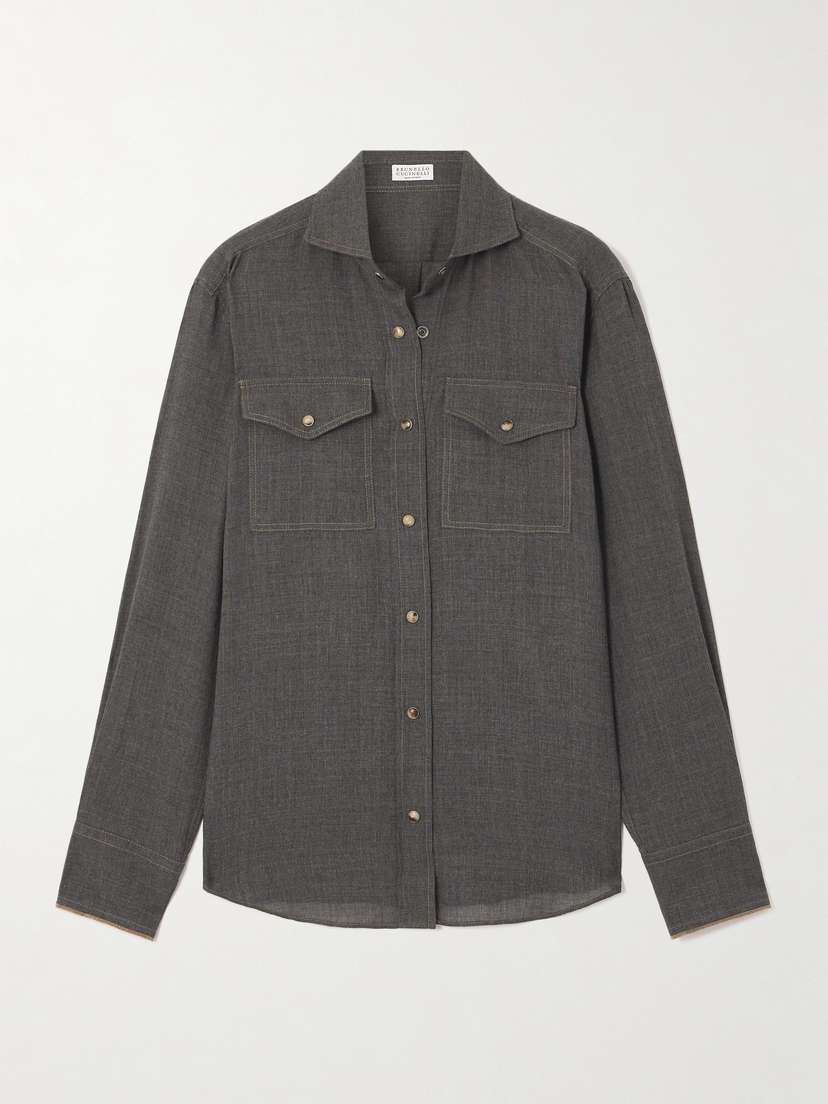 Brunello Cucinelli Wool Shirt