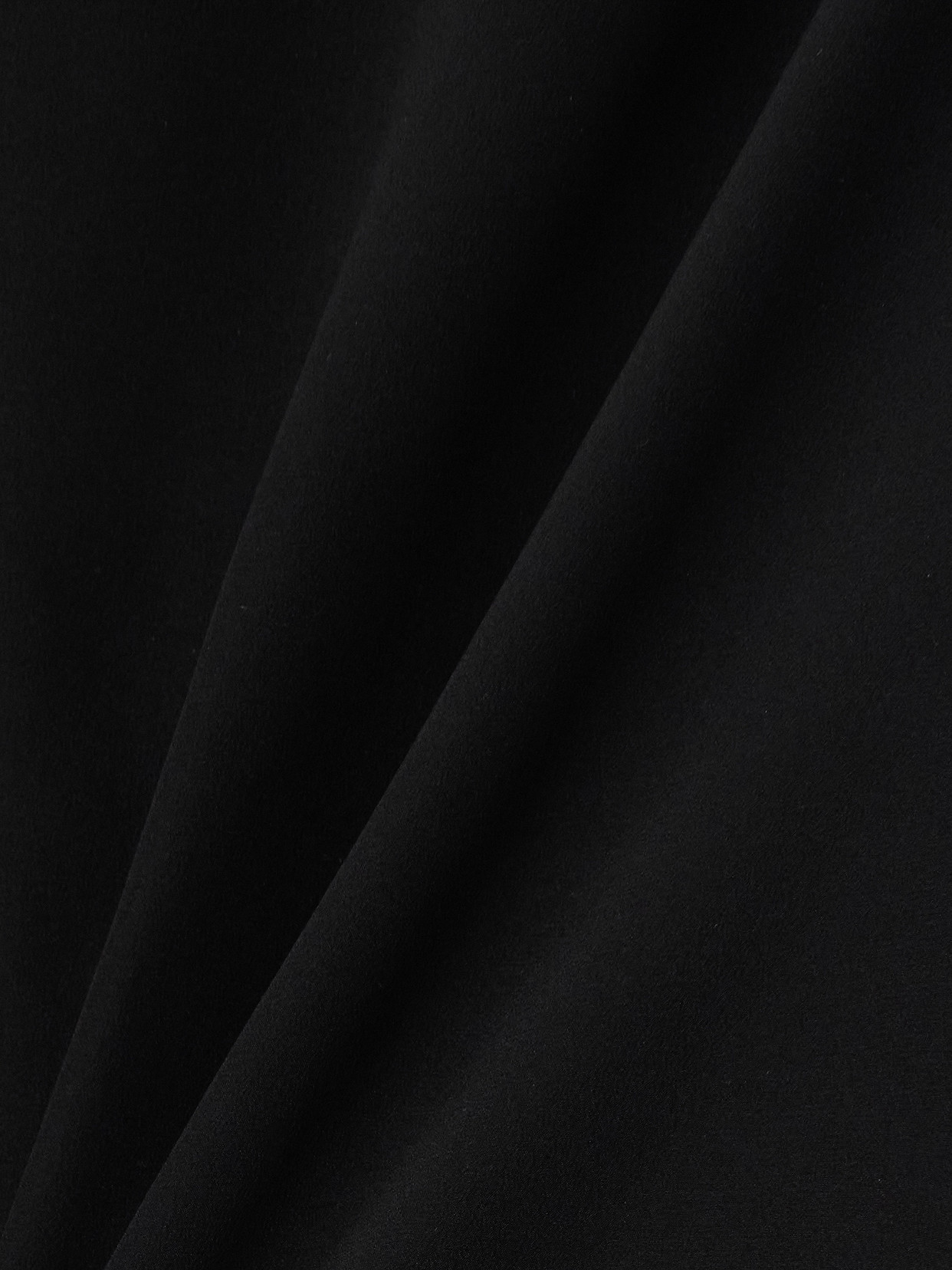 Brunello Cucinelli Bead-embellished Silk-satin Blouse In Black