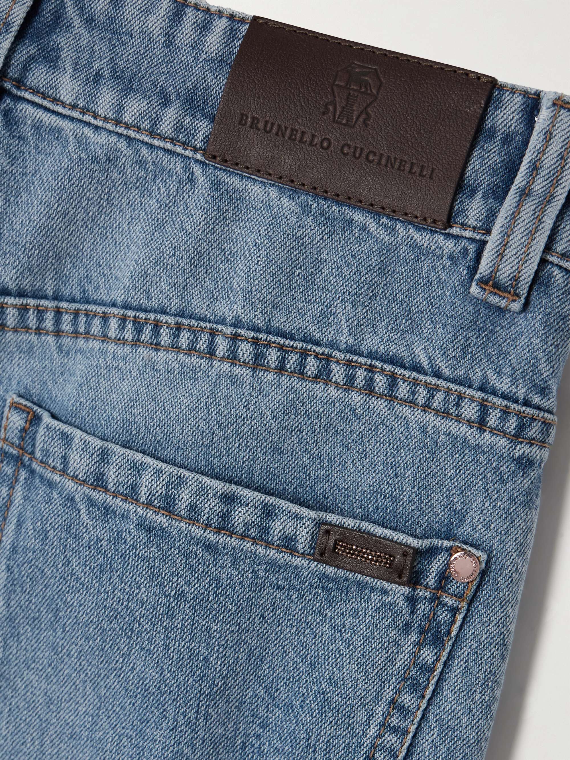 BRUNELLO CUCINELLI High-rise straight-leg jeans | NET-A-PORTER