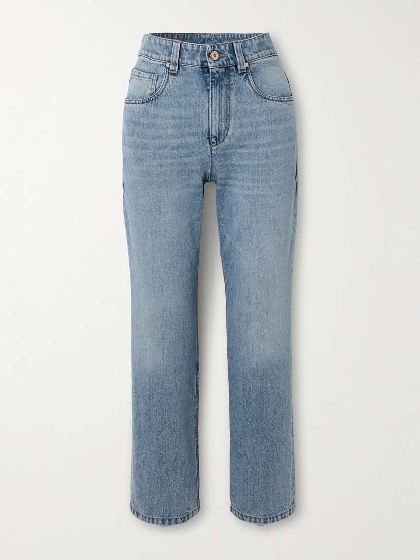 Brunello Cucinelli High-rise Straight-leg Jeans