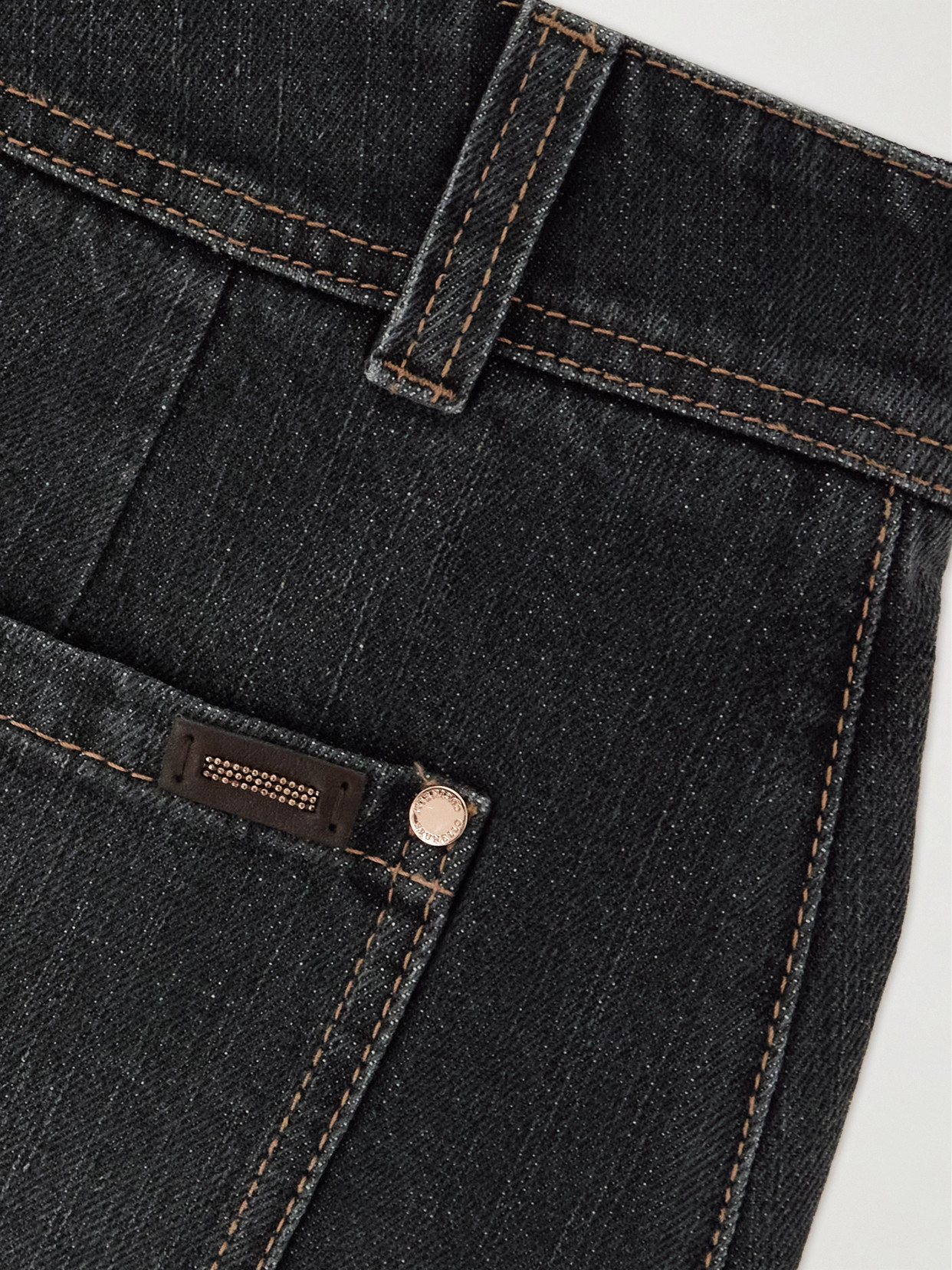 Brunello Cucinelli Pleated Boyfriend Jeans In Blue