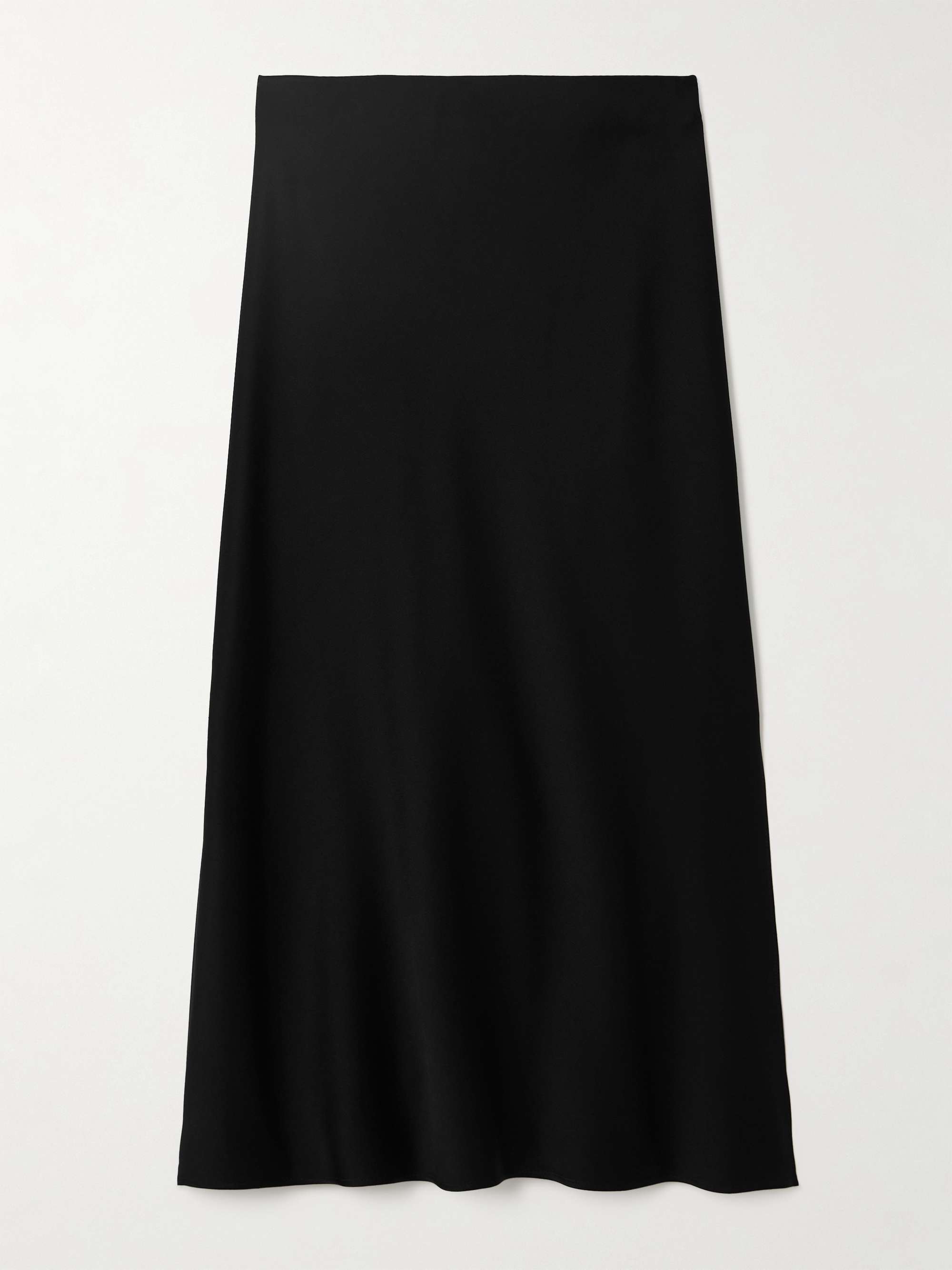 Crepe midi skirt black IT36