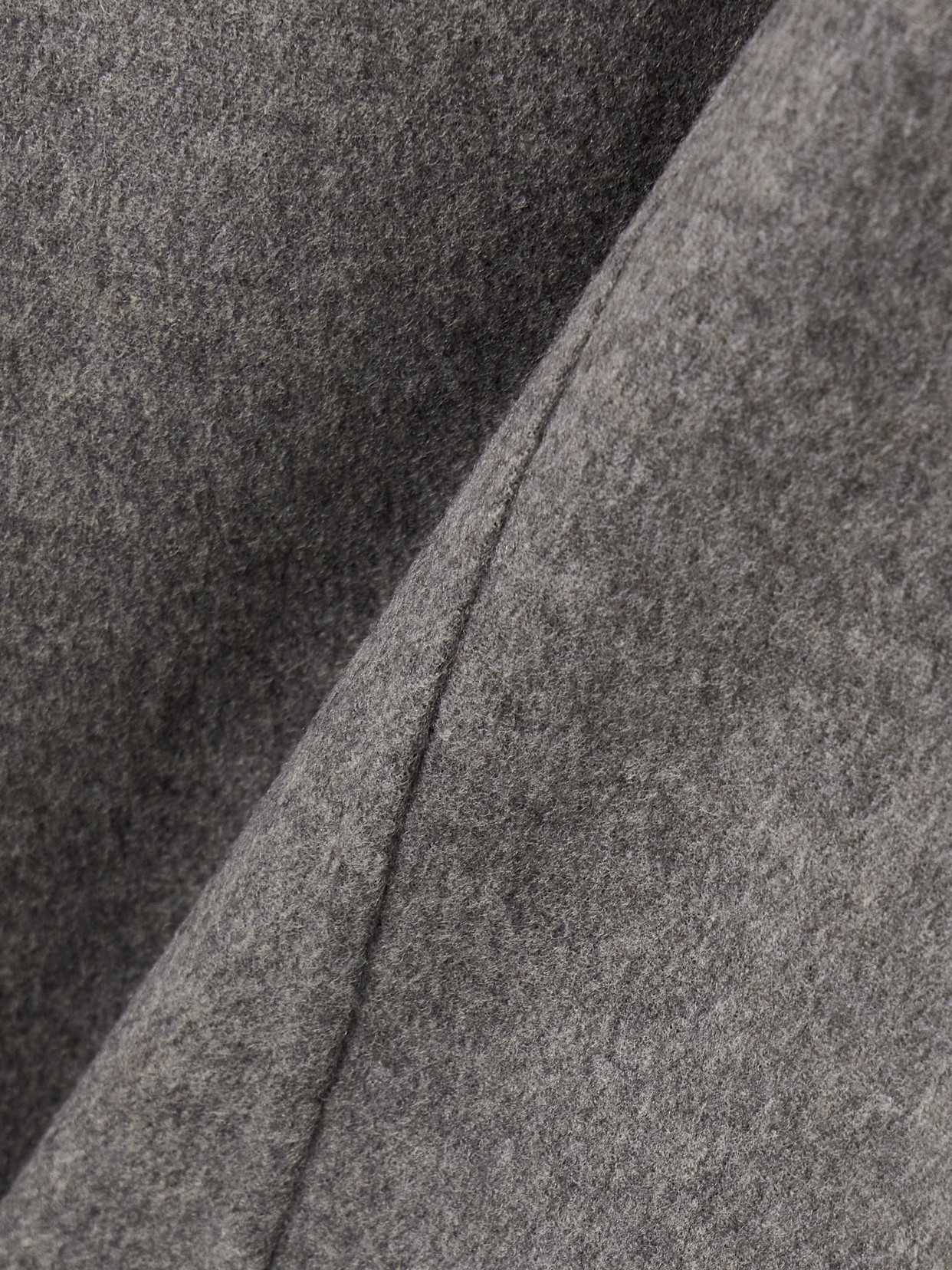 Brunello Cucinelli Wool Skirt In Gray