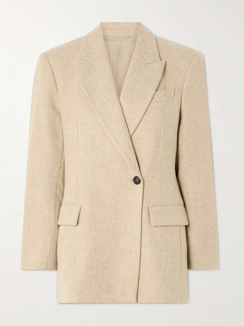 Brunello Cucinelli Brushed Alpaca-blend Blazer