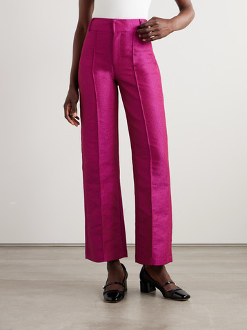 Destree Yoshi crepe wide-leg pants