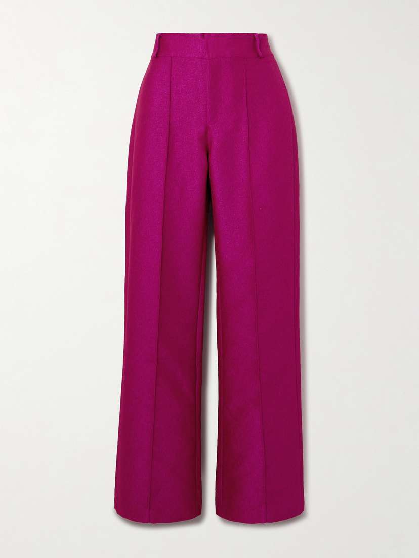 DESTREE Yoshi Crepe Wide-leg Pants