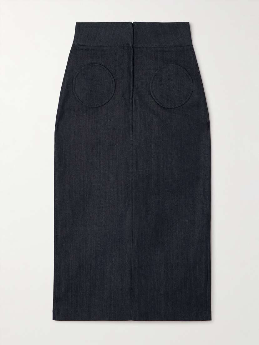 DESTREE Takashi Denim Midi Skirt