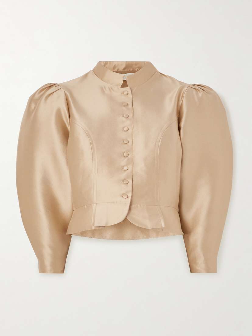 DESTREE Amoako Cropped Faille Jacket