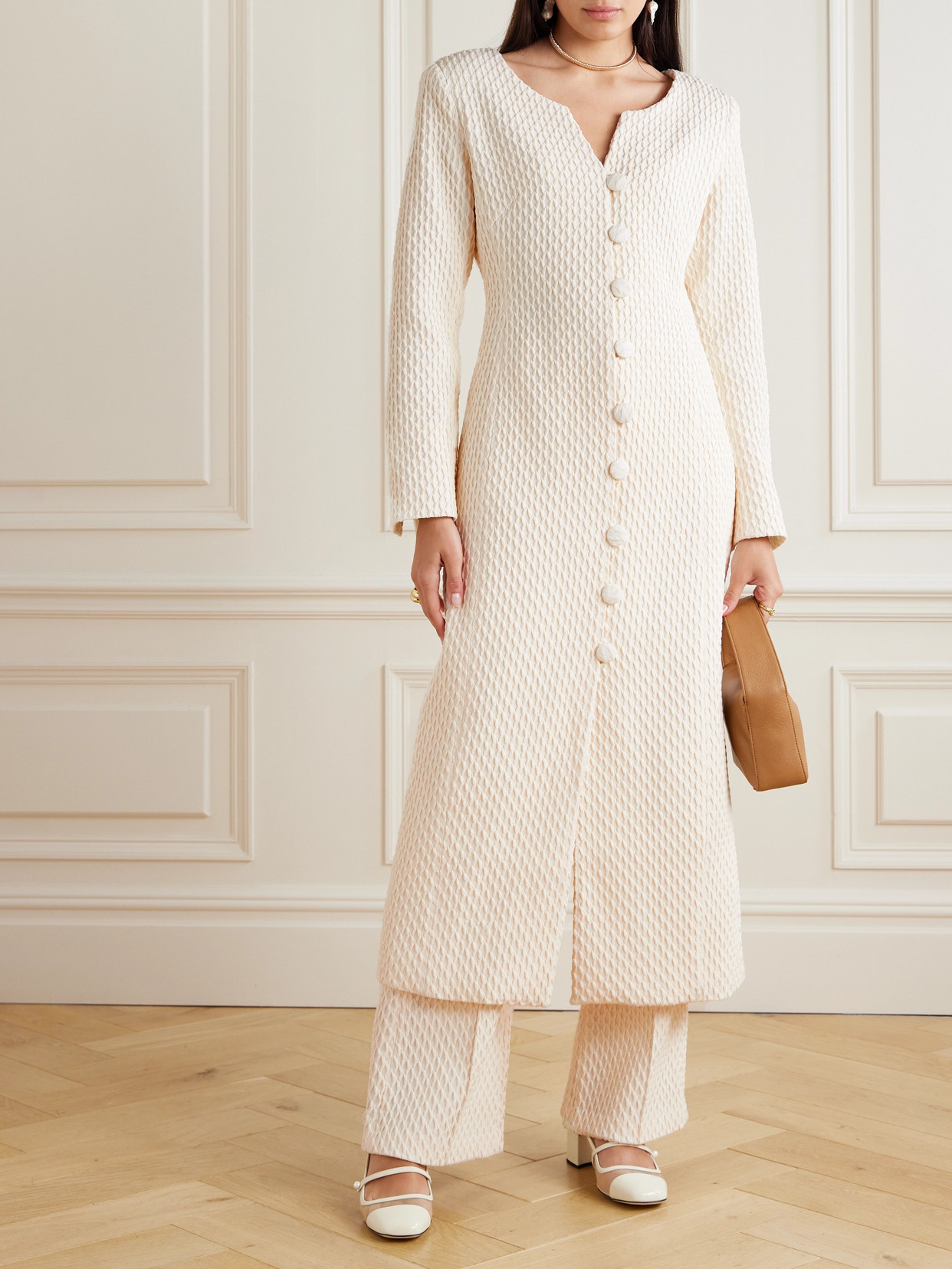 Carmen Flutter Woven Coat