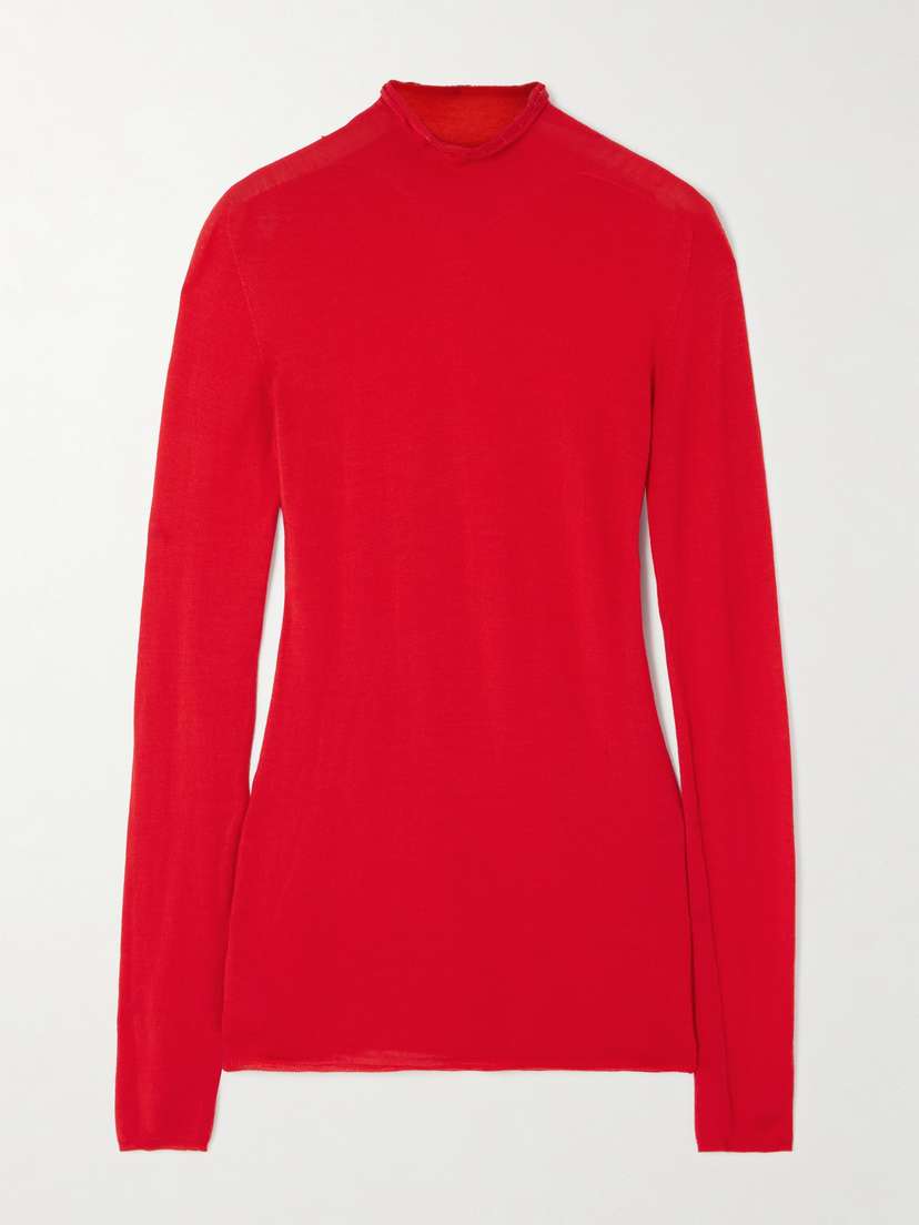 Carolina Herrera Wool Turtleneck Sweater