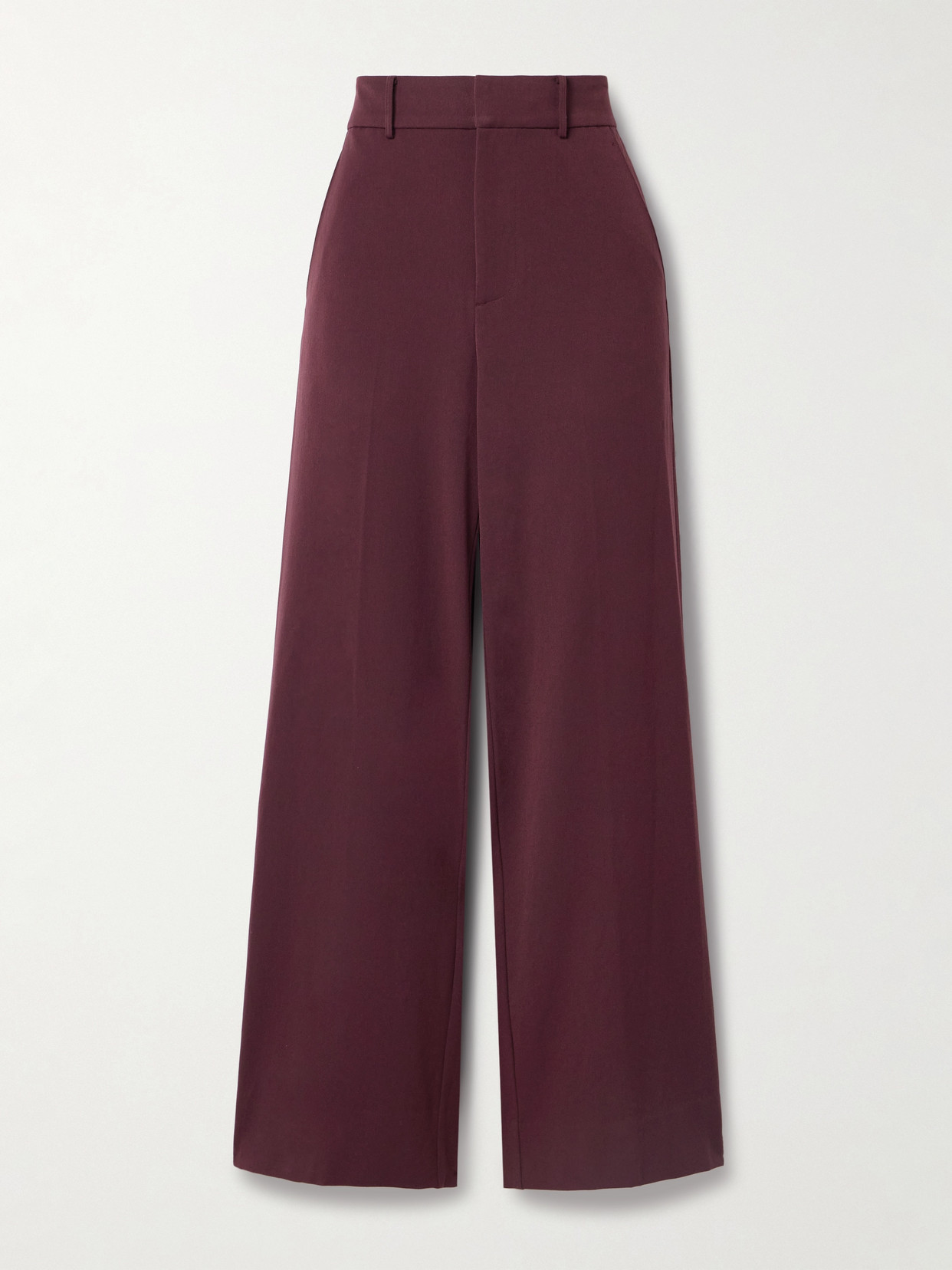 STAUD - Prince Twill Wide-leg Pants - Purple