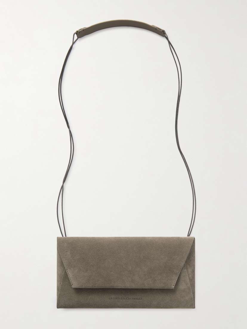 Brunello Cucinelli Suede Shoulder Bag