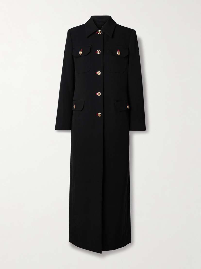 Versace Wool-gabardine Coat