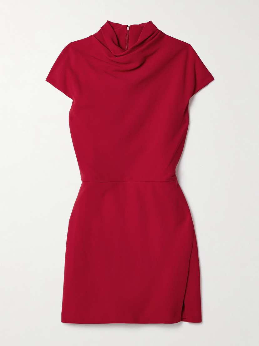 Versace Draped Cady Mini Dress - IT38