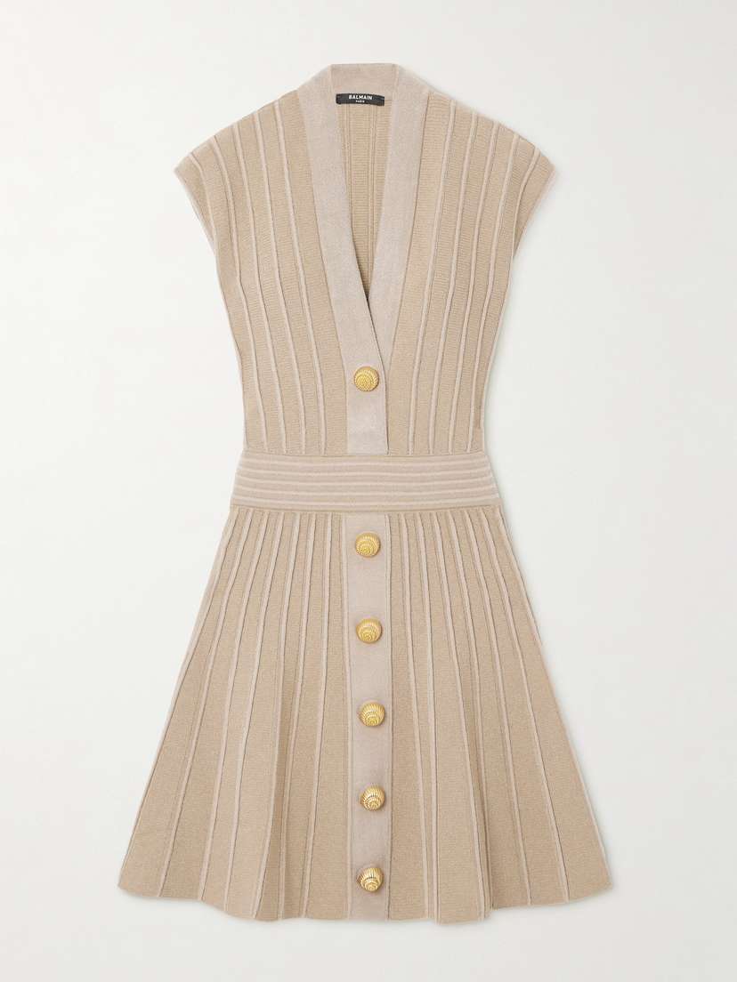 Balmain Knitted Mini Dress