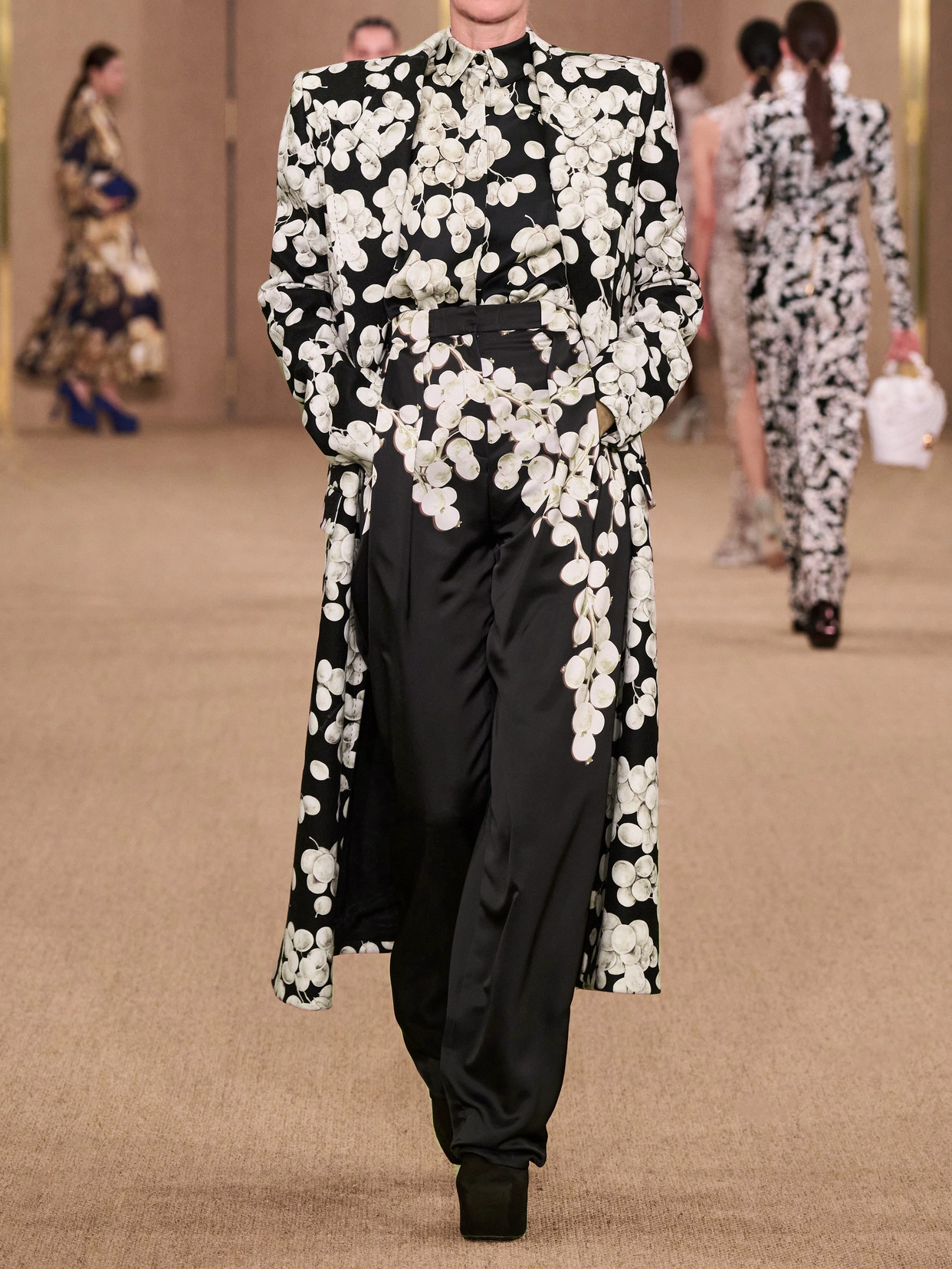 Printed Satin Shirt
