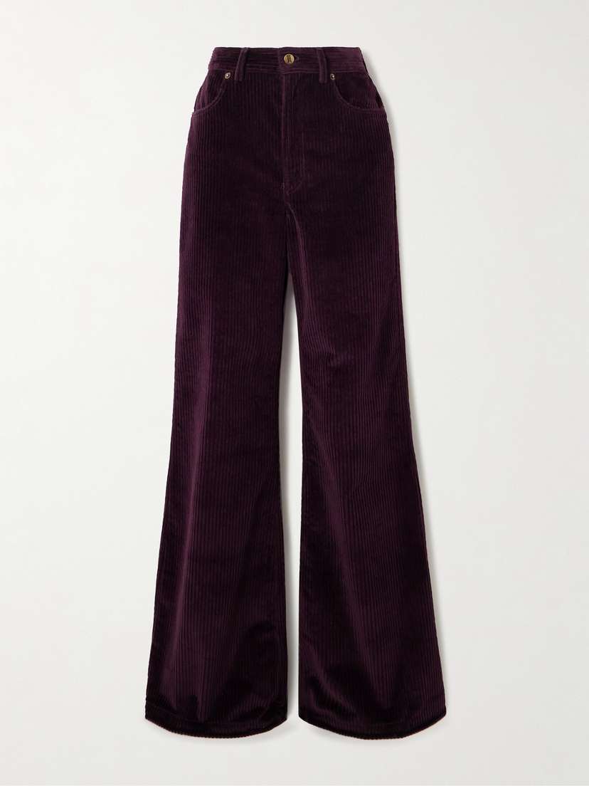 La DoubleJ The Flare Cotton-blend Corduroy Flared Pants