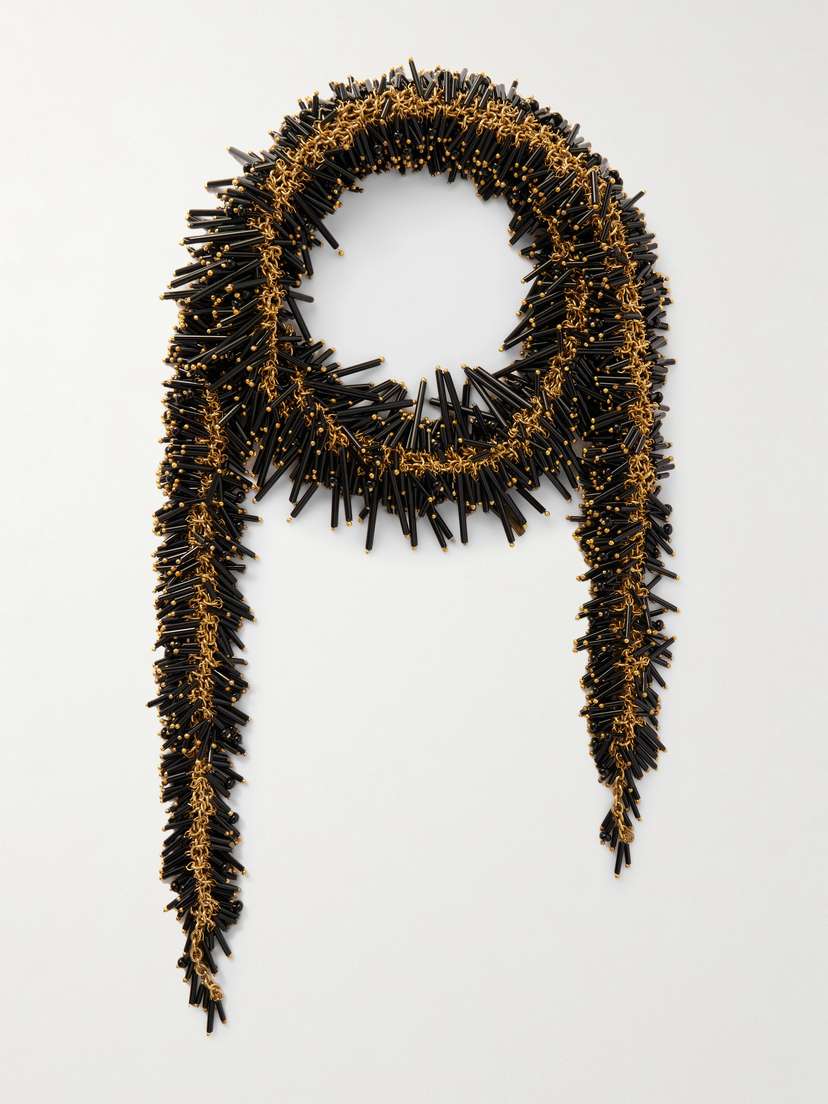 Dries Van Noten Gold-tone And Resin Necklace