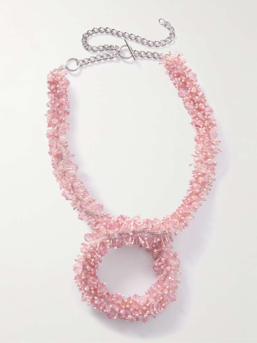 Dries Van Noten Gold-tone Beaded Necklace