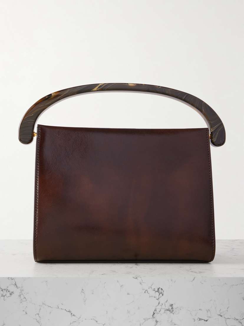 Dries Van Noten Leather Shoulder Bag