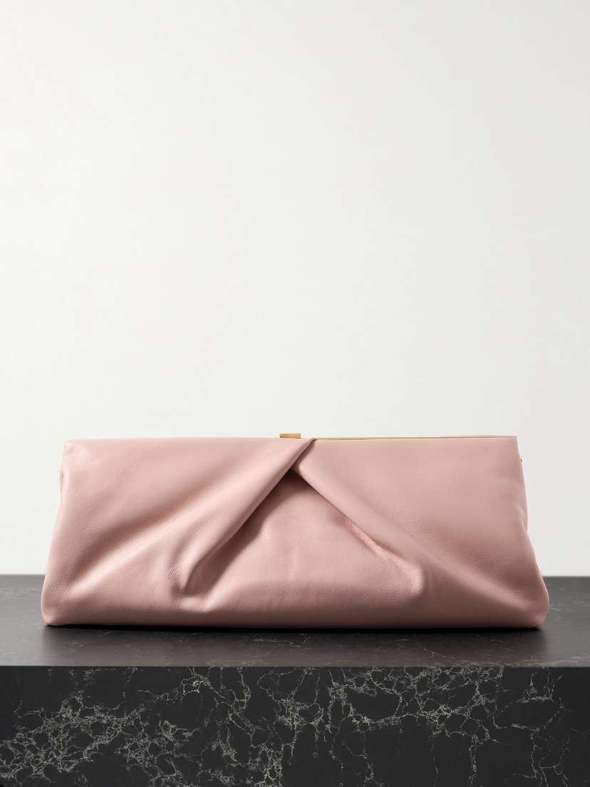 Dries Van Noten Leather Clutch