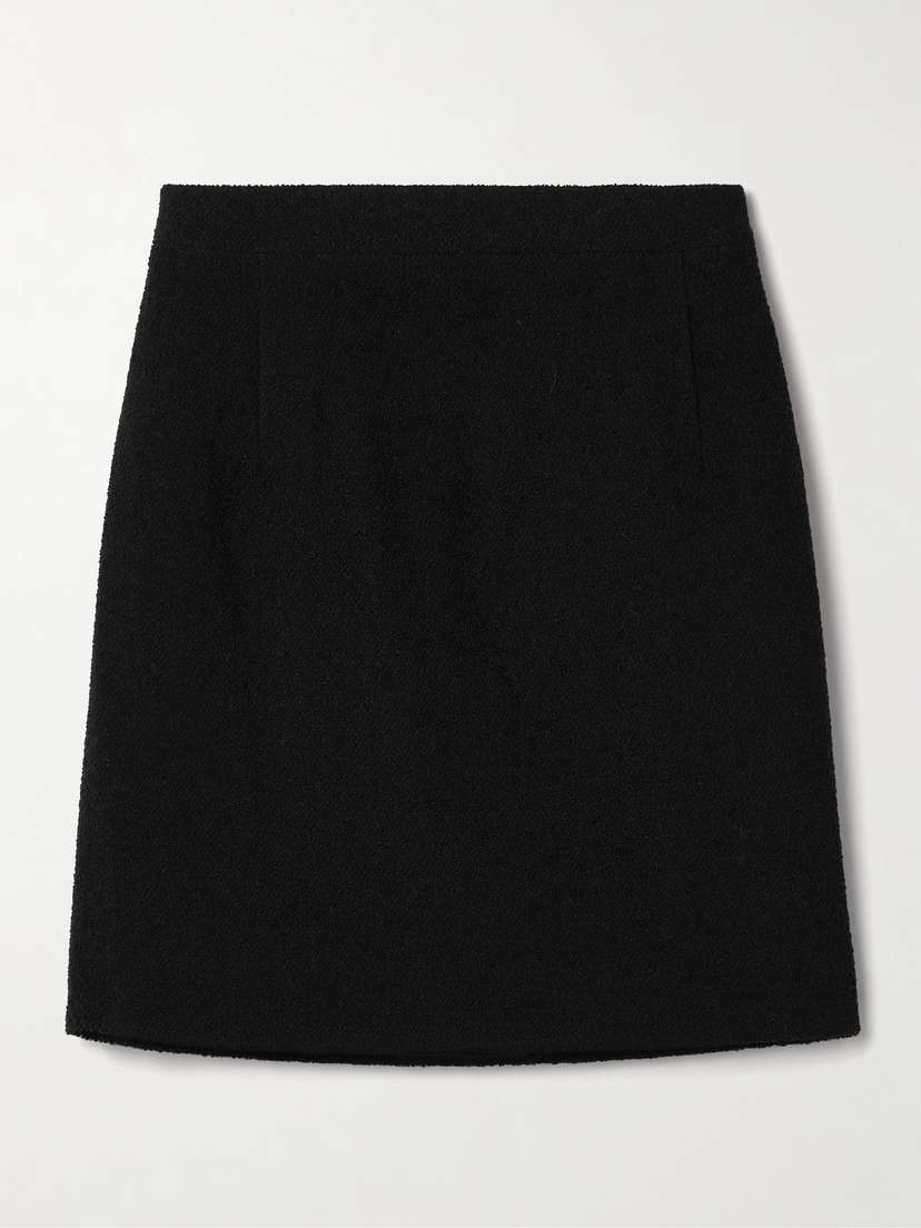 Alessandra Rich Wool-blend Tweed Mini Skirt