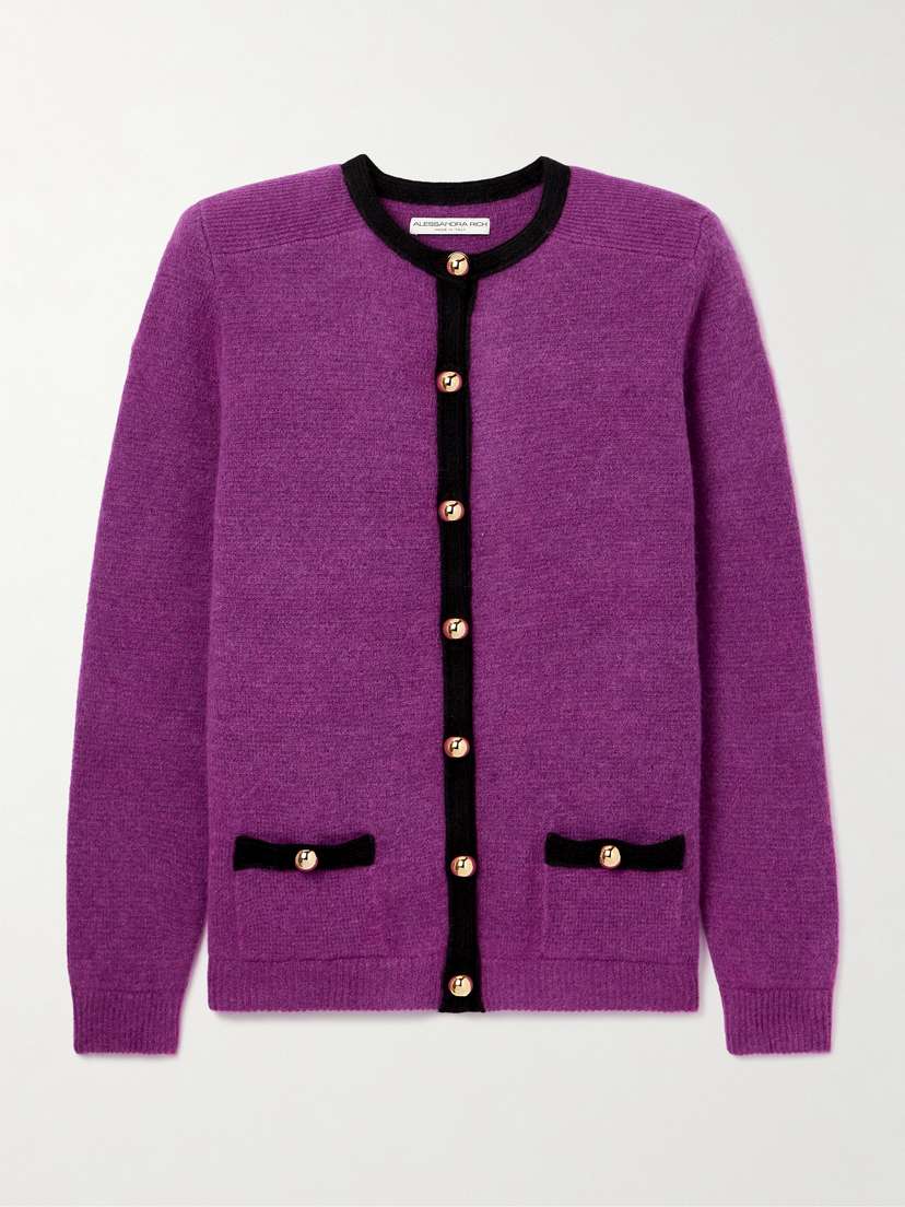 Alessandra Rich Alpaca-blend Cardigan