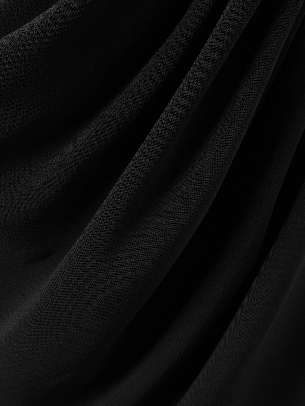 Bottega Veneta Matte Crepe Jersey Midi Dress With Embellished Hardware Straps In Black