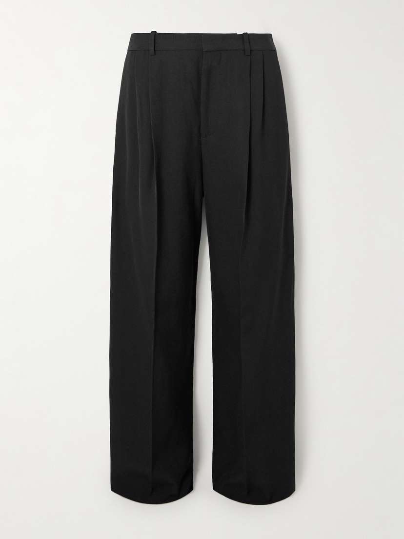 Bottega Veneta Grain De Poudre Wide-leg Pants