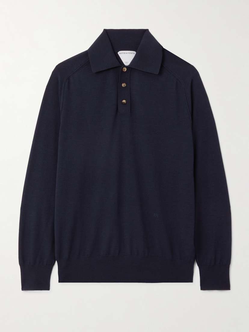 Bottega Veneta Wool Polo Shirt